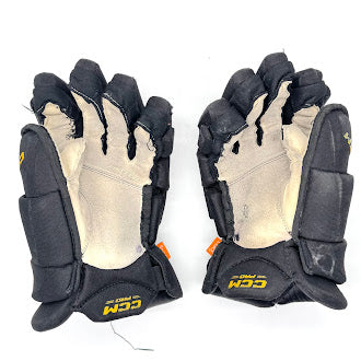 Gants de hockey CCM HGJSPP Pro Stock d'occasion (noir/or/marron) n° 1